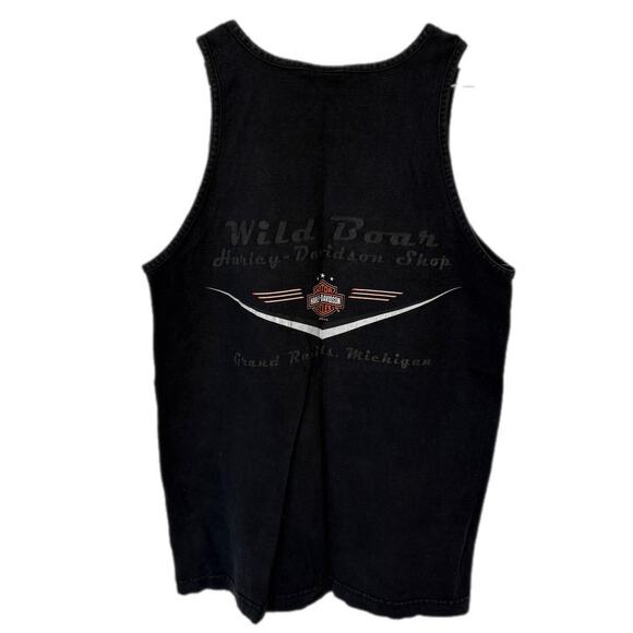 Harley-Davidson Grand Rapids Wild Boar Tank Top - Men's Size Small - Picture 2 of 4